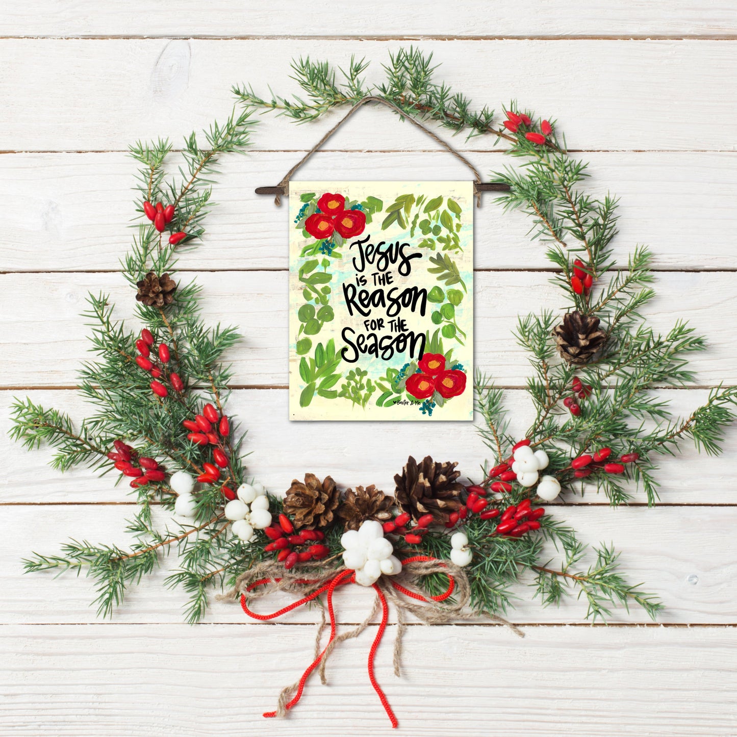 Jesus is the Reason Mini Wall Hanging