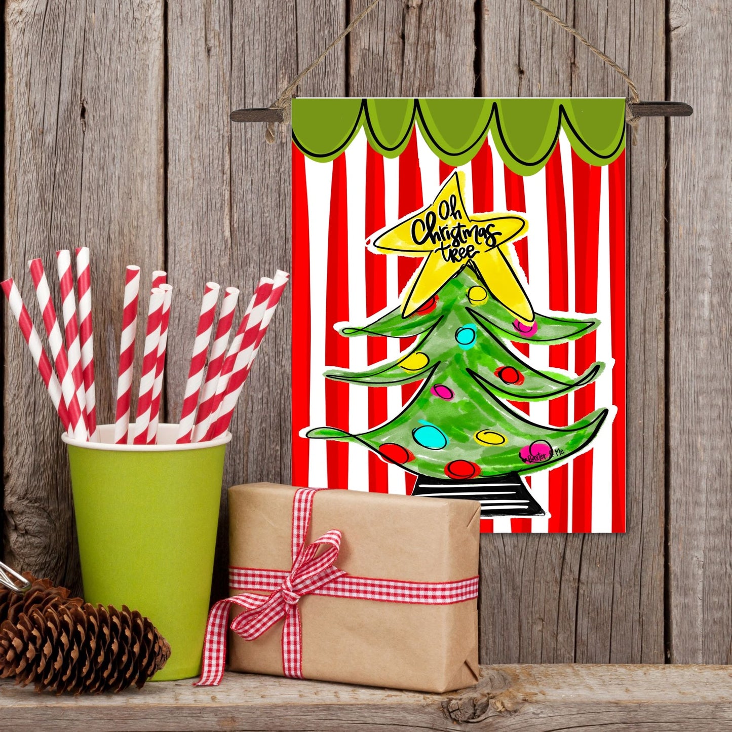 Oh Christmas Tree Mini Wall Hanging