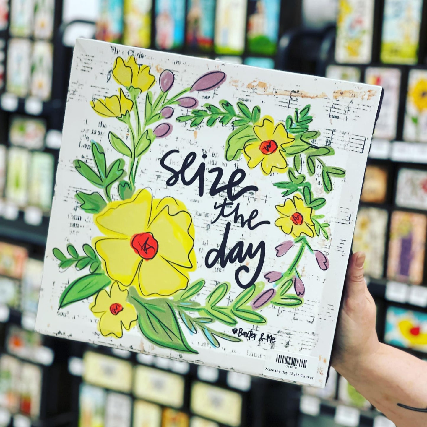 Seize The Day - Wrapped Canvas