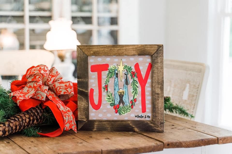 Joy Nativity - Framed Art