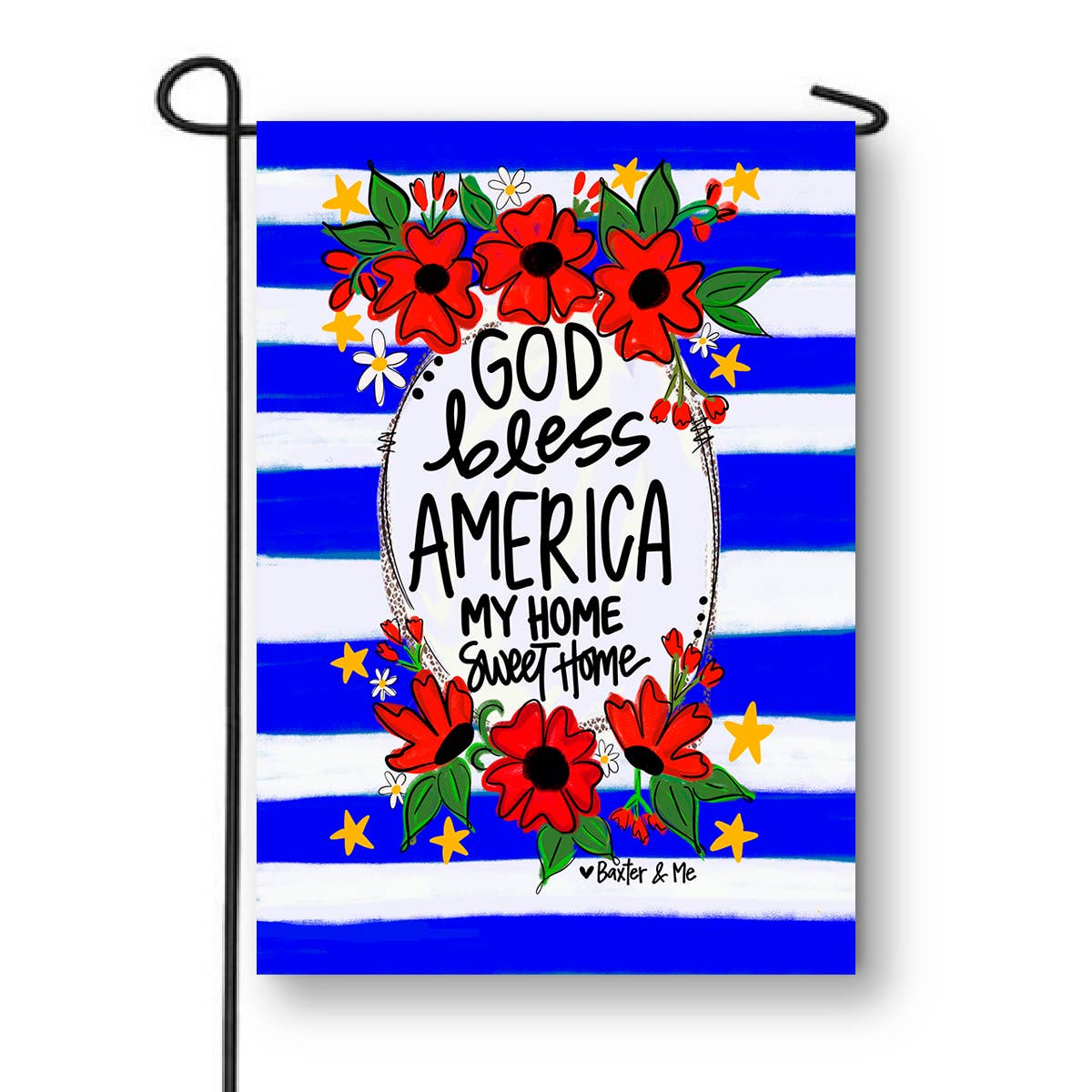 God Bless America My Home Garden Flag