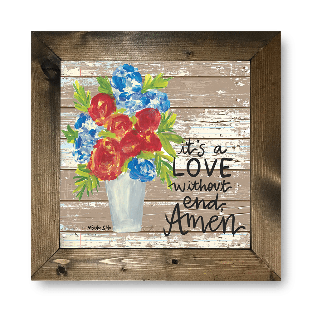 Love Without End, Amen - Framed Art