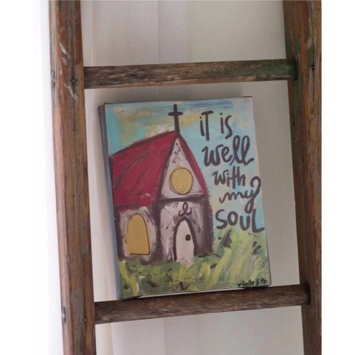 It Is Well - Wrapped Canvas; 8" x 10"