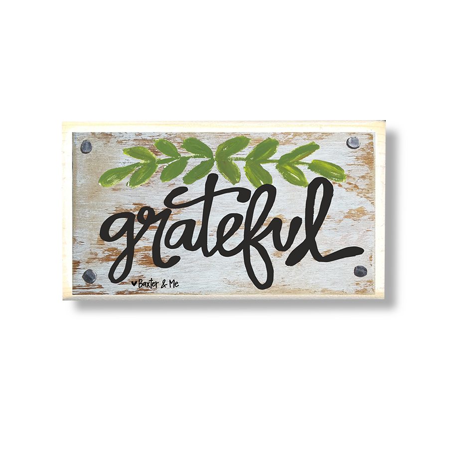 Grateful Happy Block