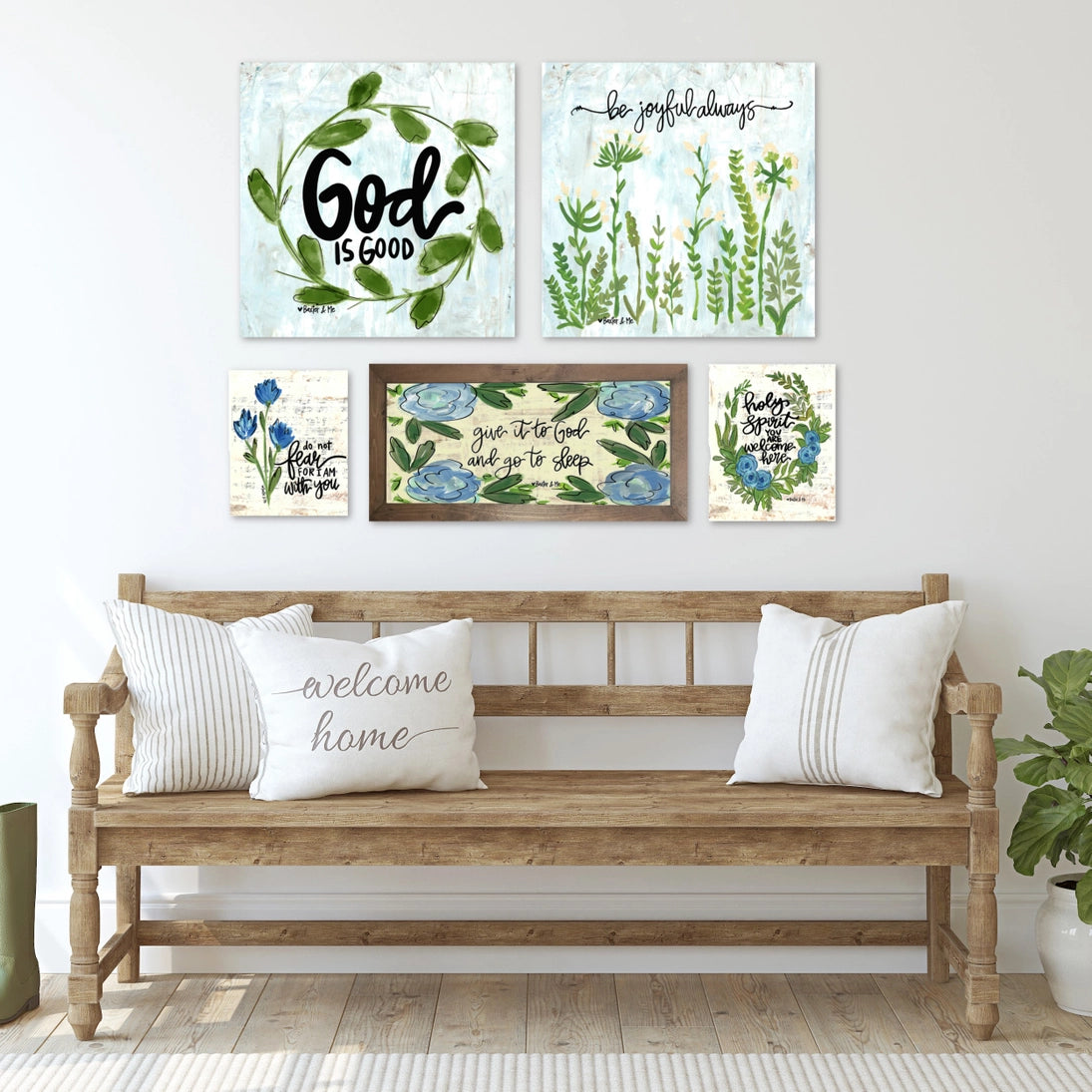 Give it To God & Go to Sleep - Framed Art