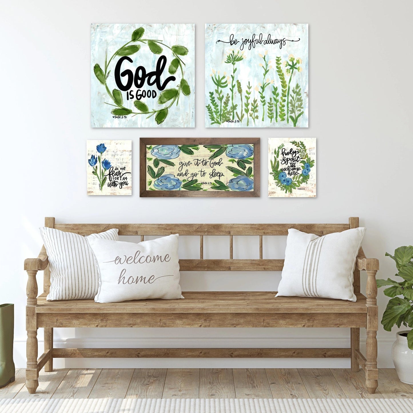 God Is Good - Wrapped Canvas