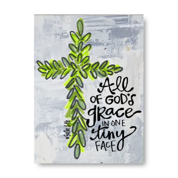 All Of God's Grace - Wrapped Canvas