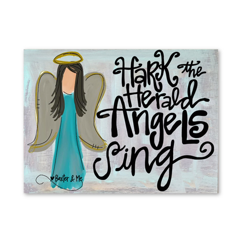 Hark The Herald - Wrapped Canvas