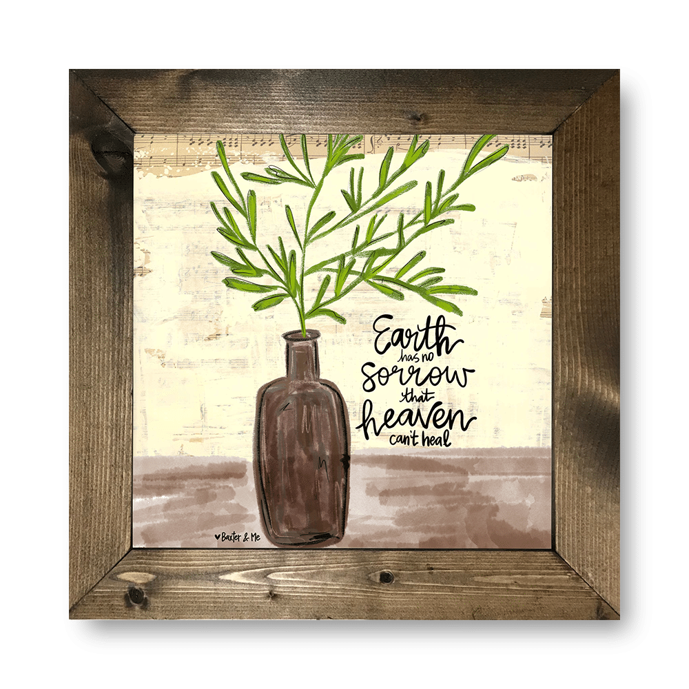 Earth Has No Sorrow - Framed Art
