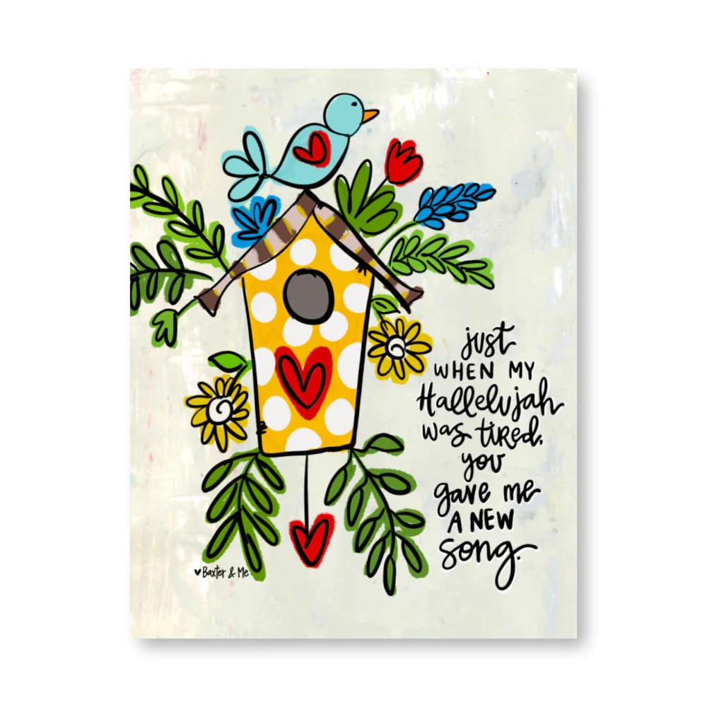 New Song Wrapped Canvas