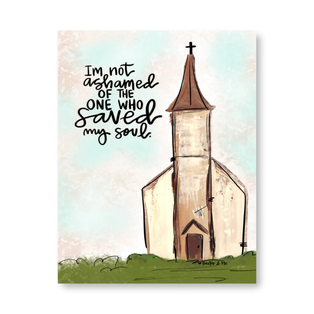 I'm Not Ashamed Wrapped Canvas