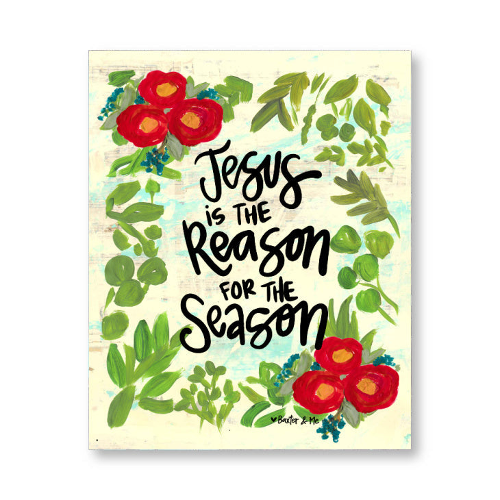 Jesus is the Reason Wrapped Canvas