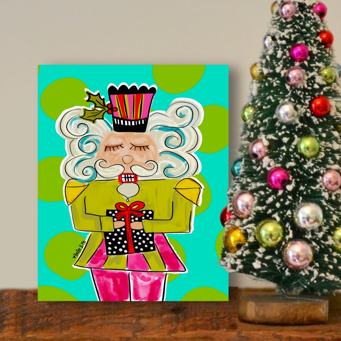 Funky Nutcracker Wrapped Canvas