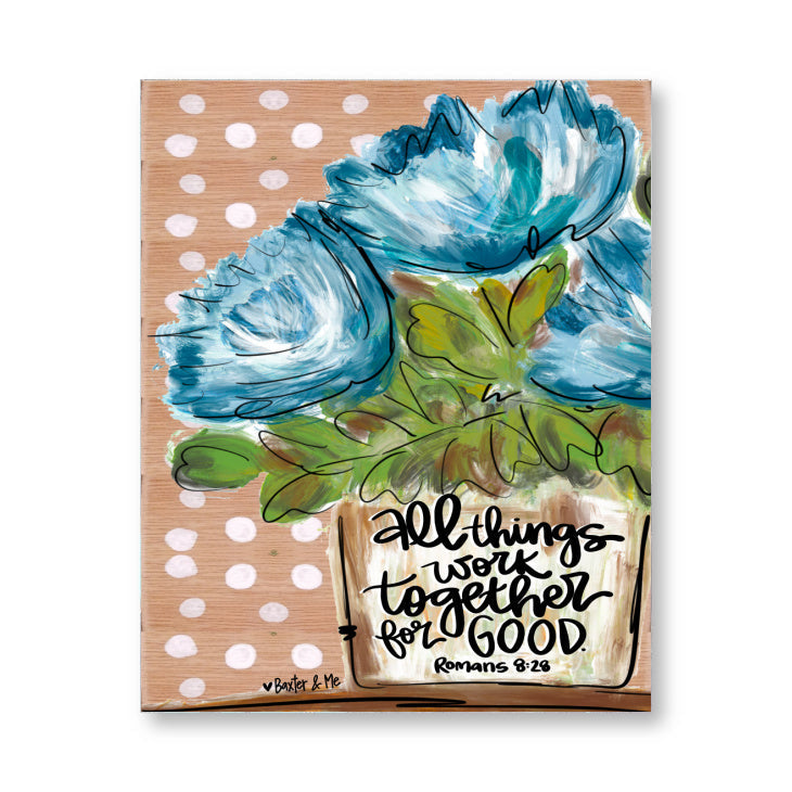 All Things Work Together Wrapped Canvas