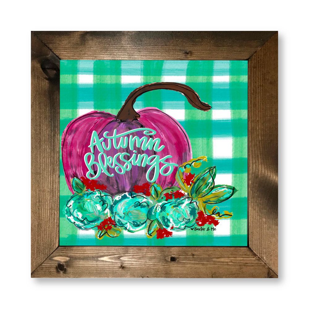 Autumn Blessings Framed Art