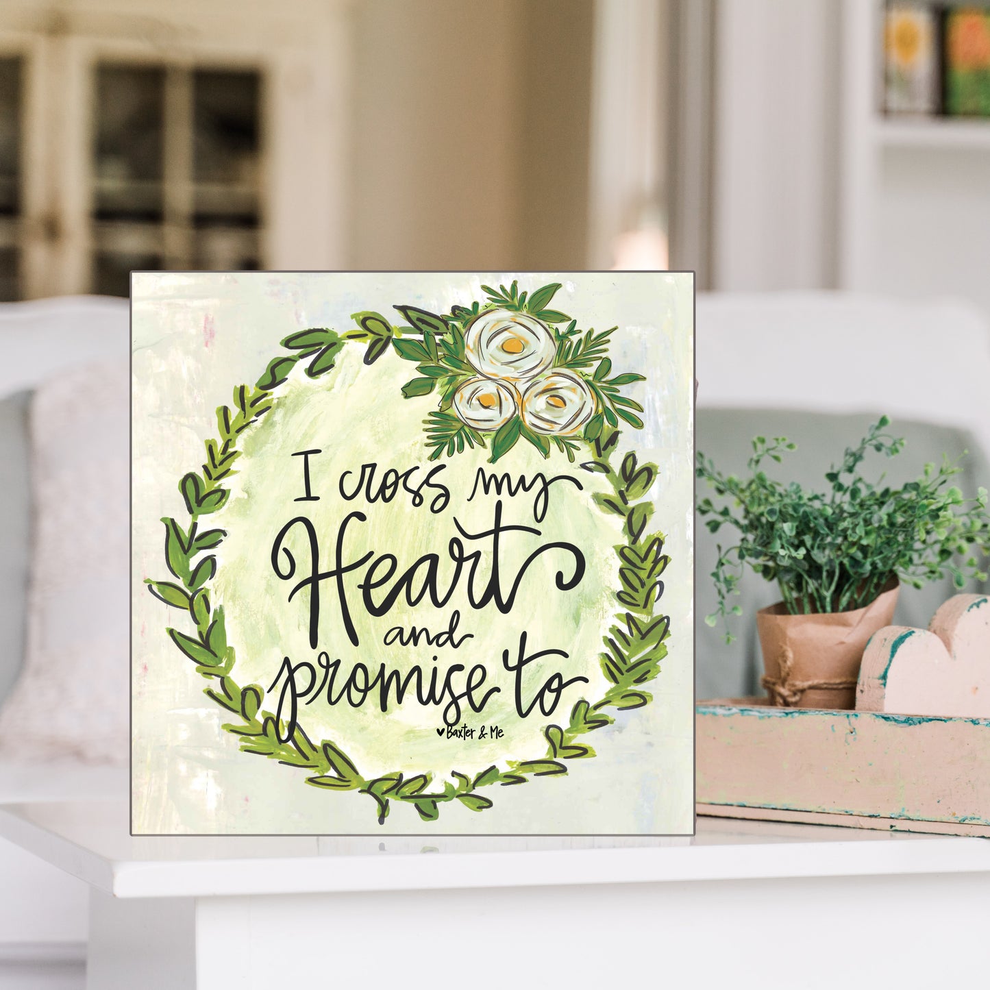 I Cross My Heart - Wrapped Canvas