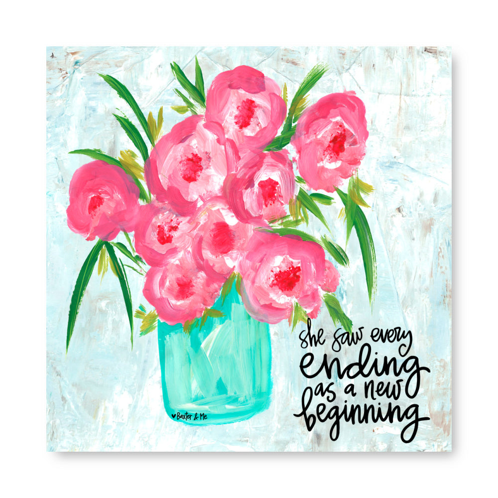 New Beginning Wrapped Canvas