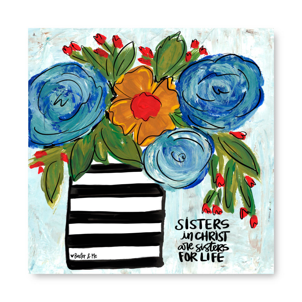 Sisters in Christ Wrapped Canvas