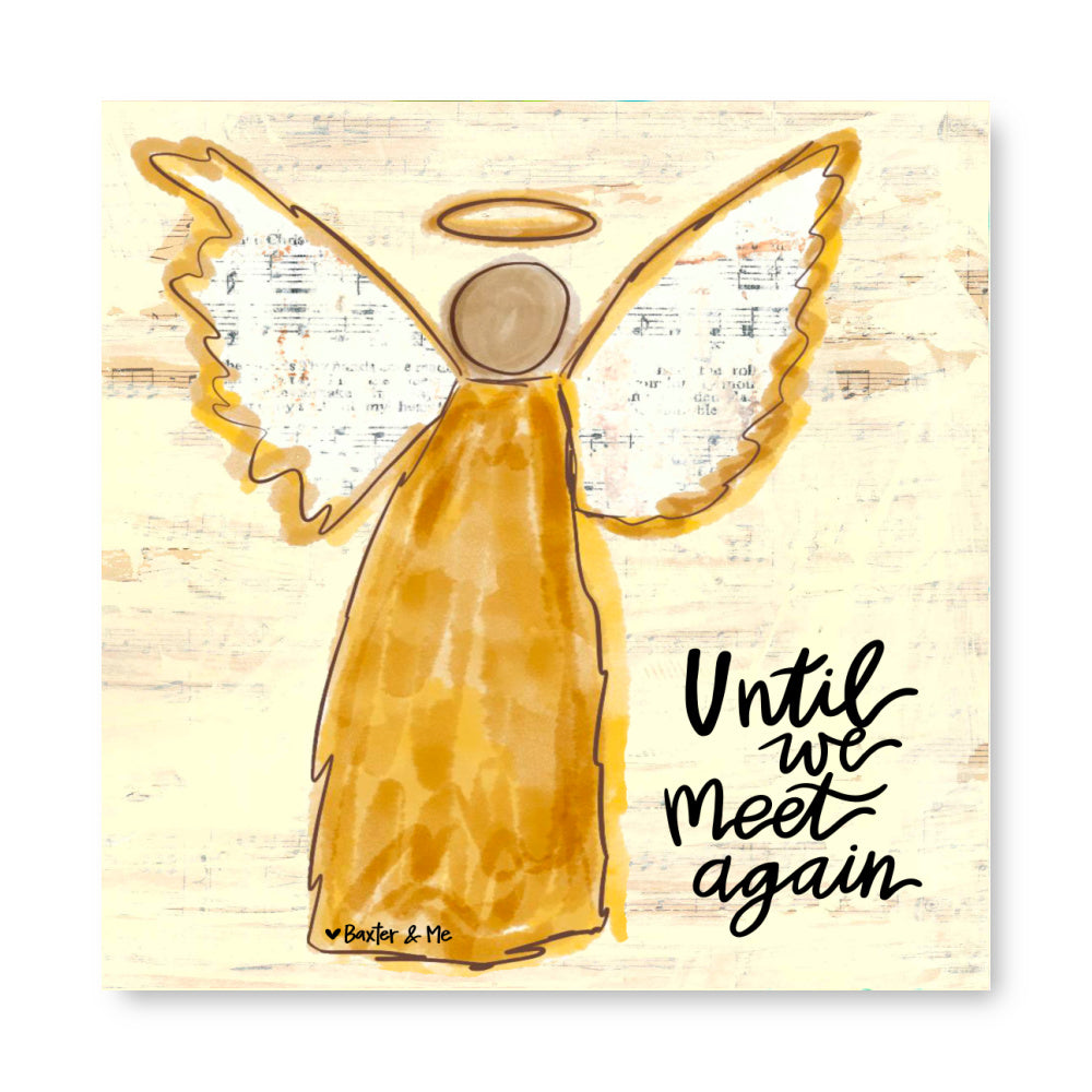 Until We Meet Again Wrapped Canvas