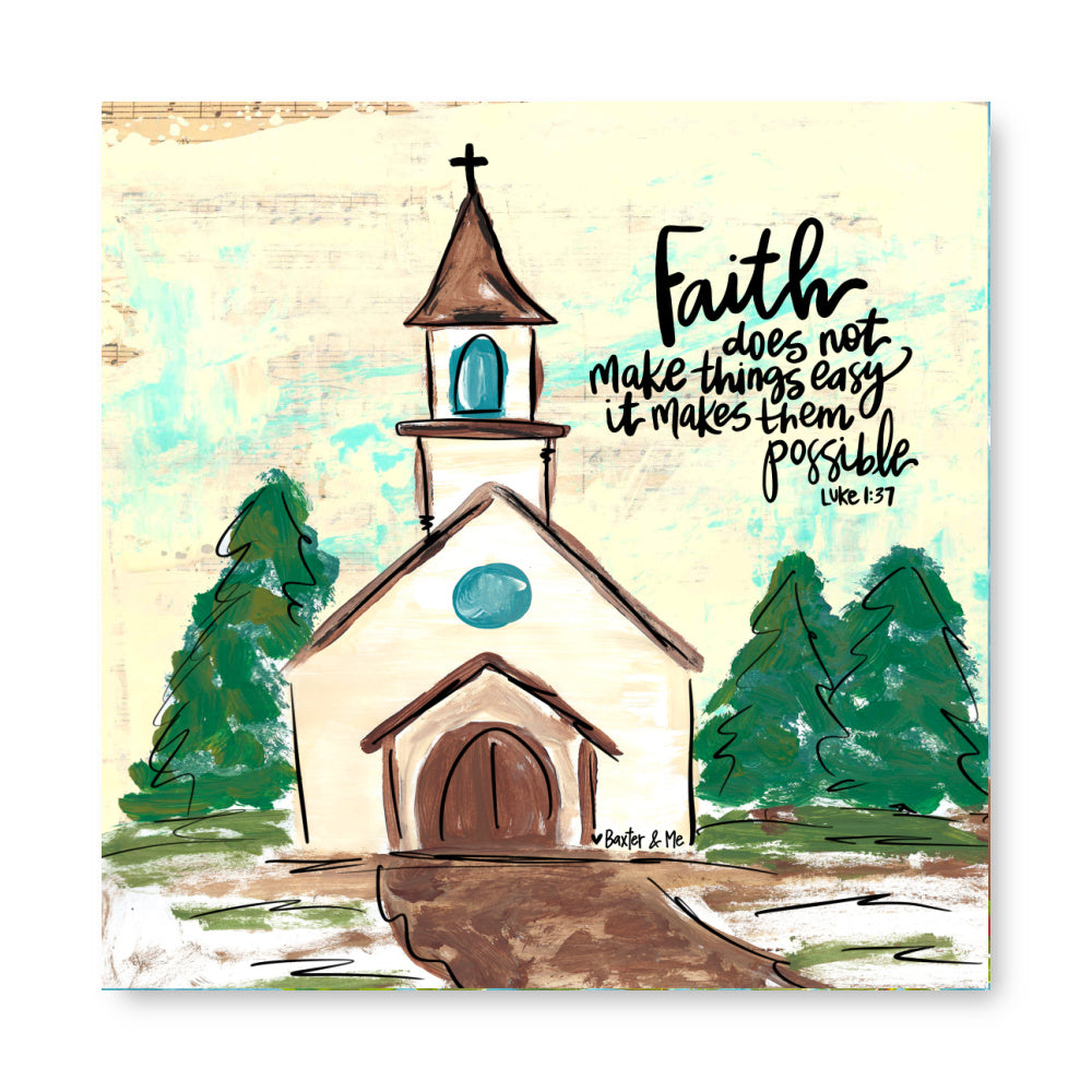 Faith Wrapped Canvas