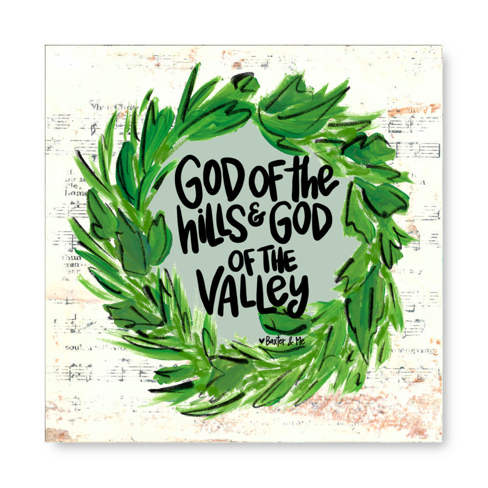 Hills & Valleys Wrapped Canvas
