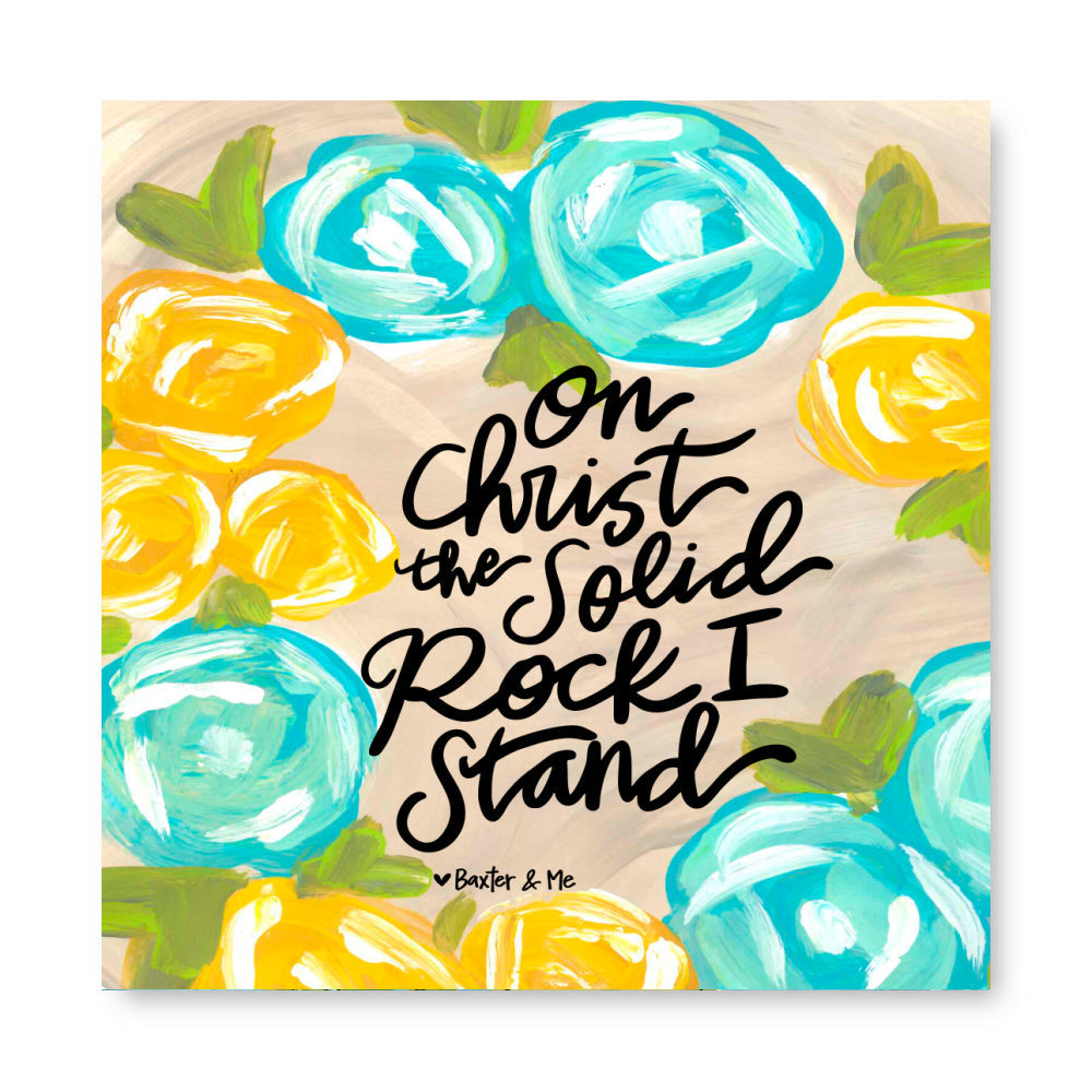 Solid Rock Wrapped Canvas