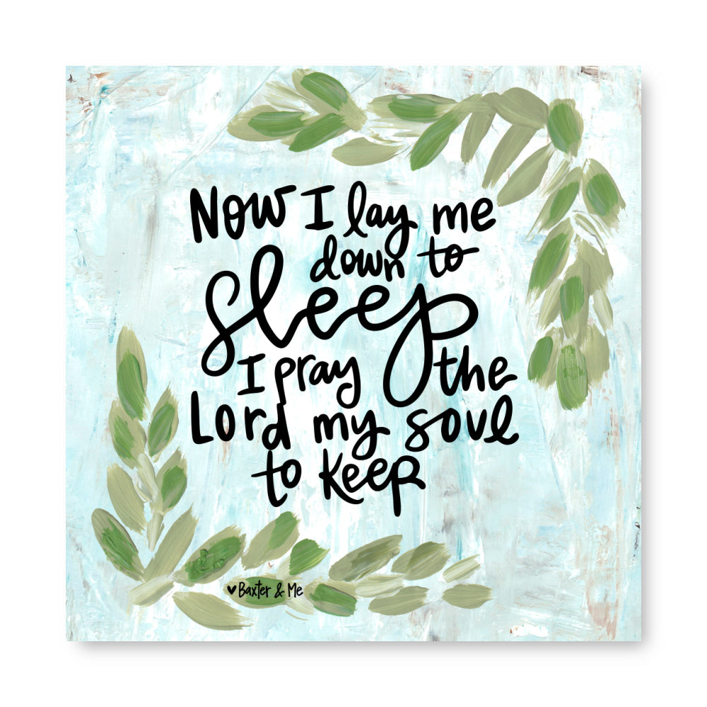 Now I Lay Me Down Wrapped Canvas