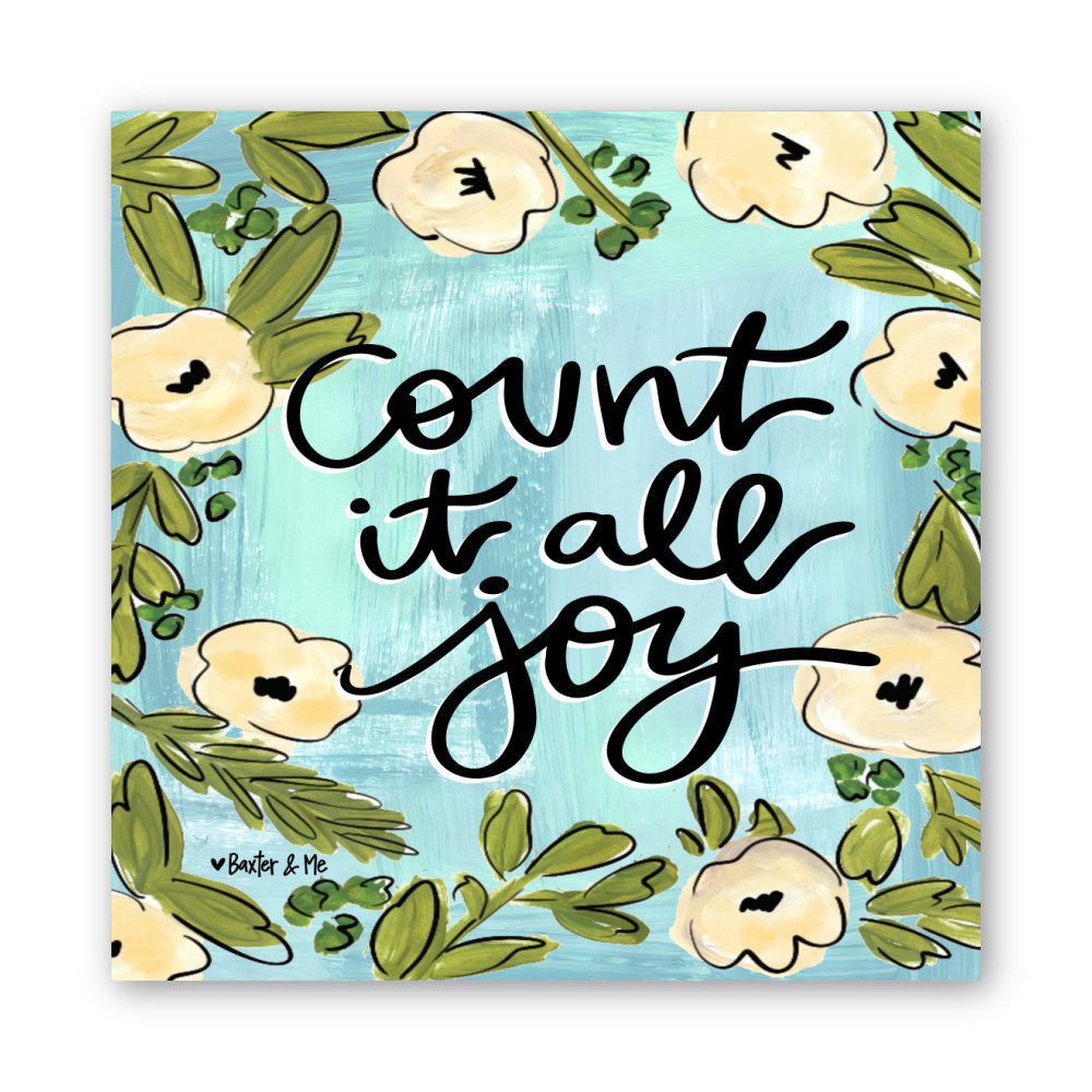 Count it All Joy Wrapped Canvas