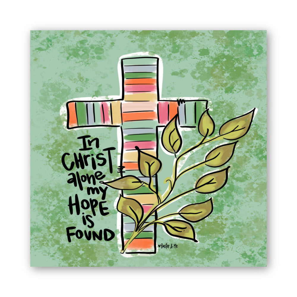 In Christ Alone Wrapped Canvas