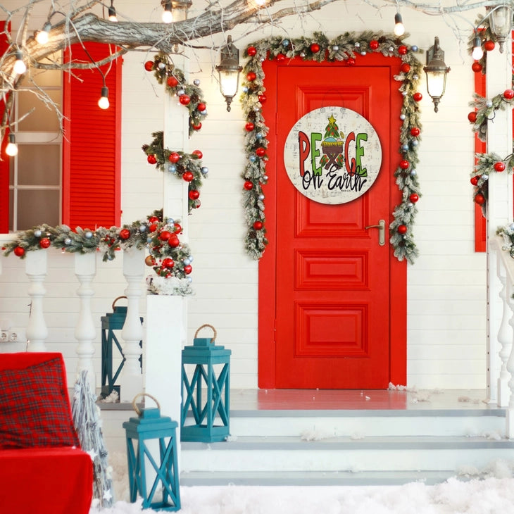 Peace On Earth Door Hanger