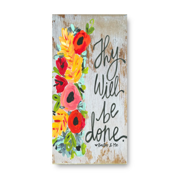 Thy Will Be Done - Wrapped Canvas