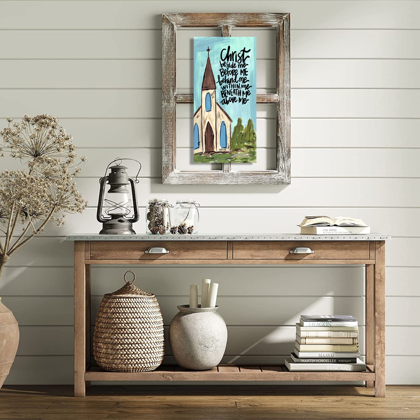 Christ Beside Me Wrapped Canvas