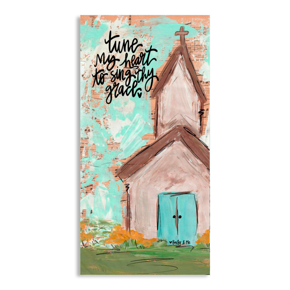 Tune My Heart Wrapped Canvas