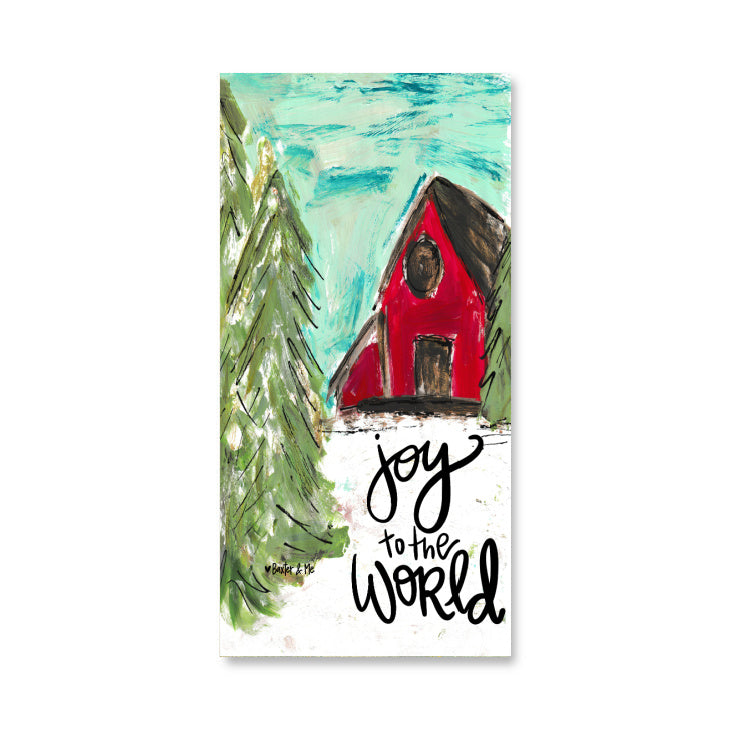 Joy to the World Barn Wrapped Canvas