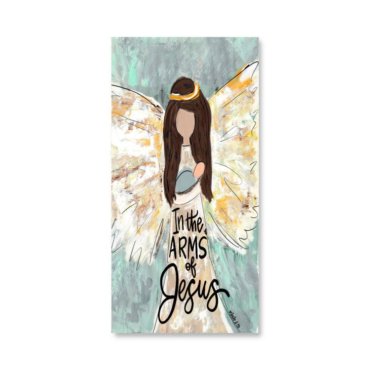 In the Arms of Jesus Wrapped Canvas