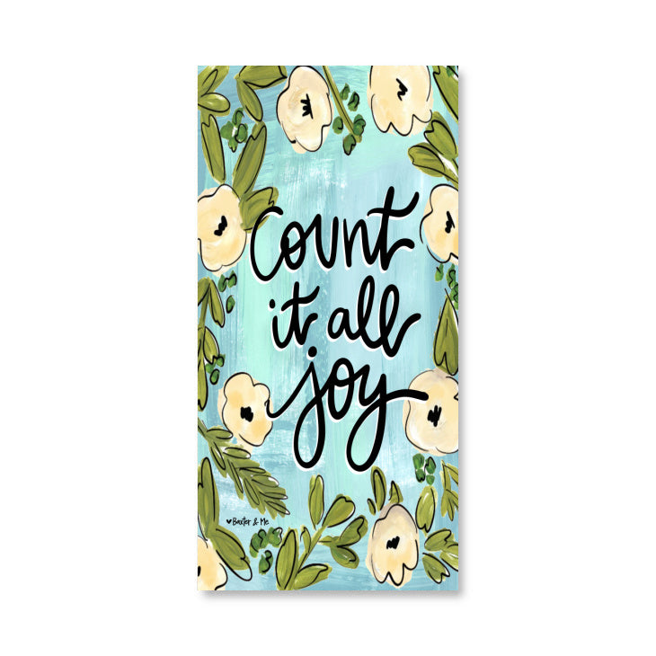 Count it All Joy Wrapped Canvas