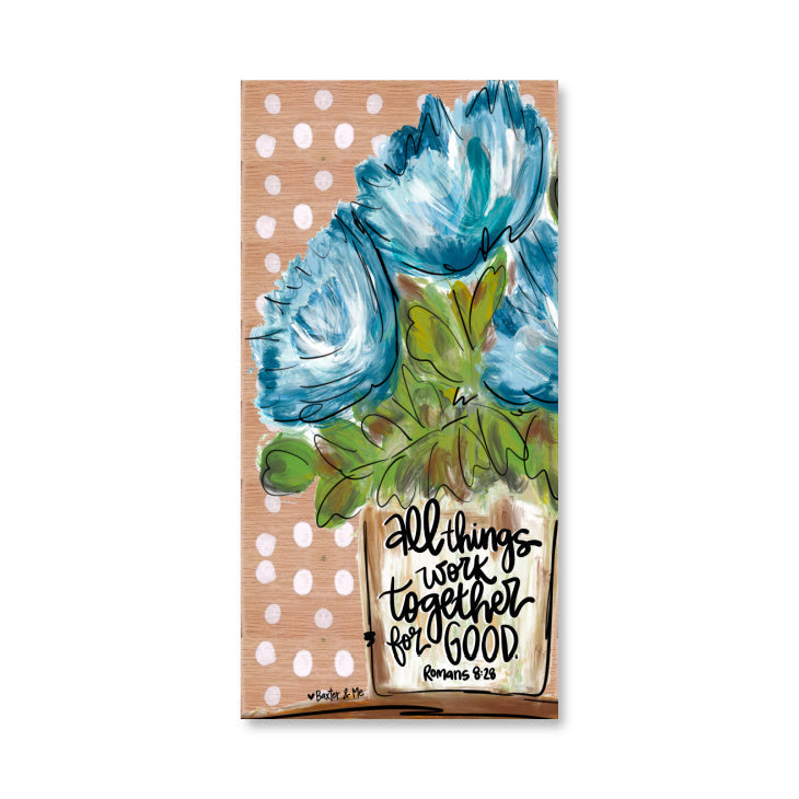 All Things Work Together Wrapped Canvas