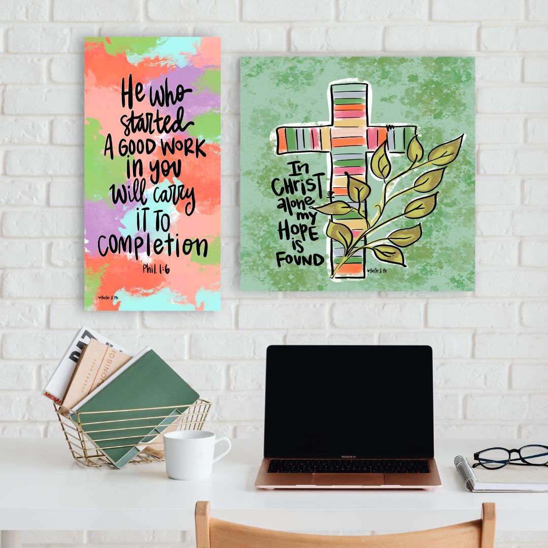 A Good Work in You Wrapped Canvas