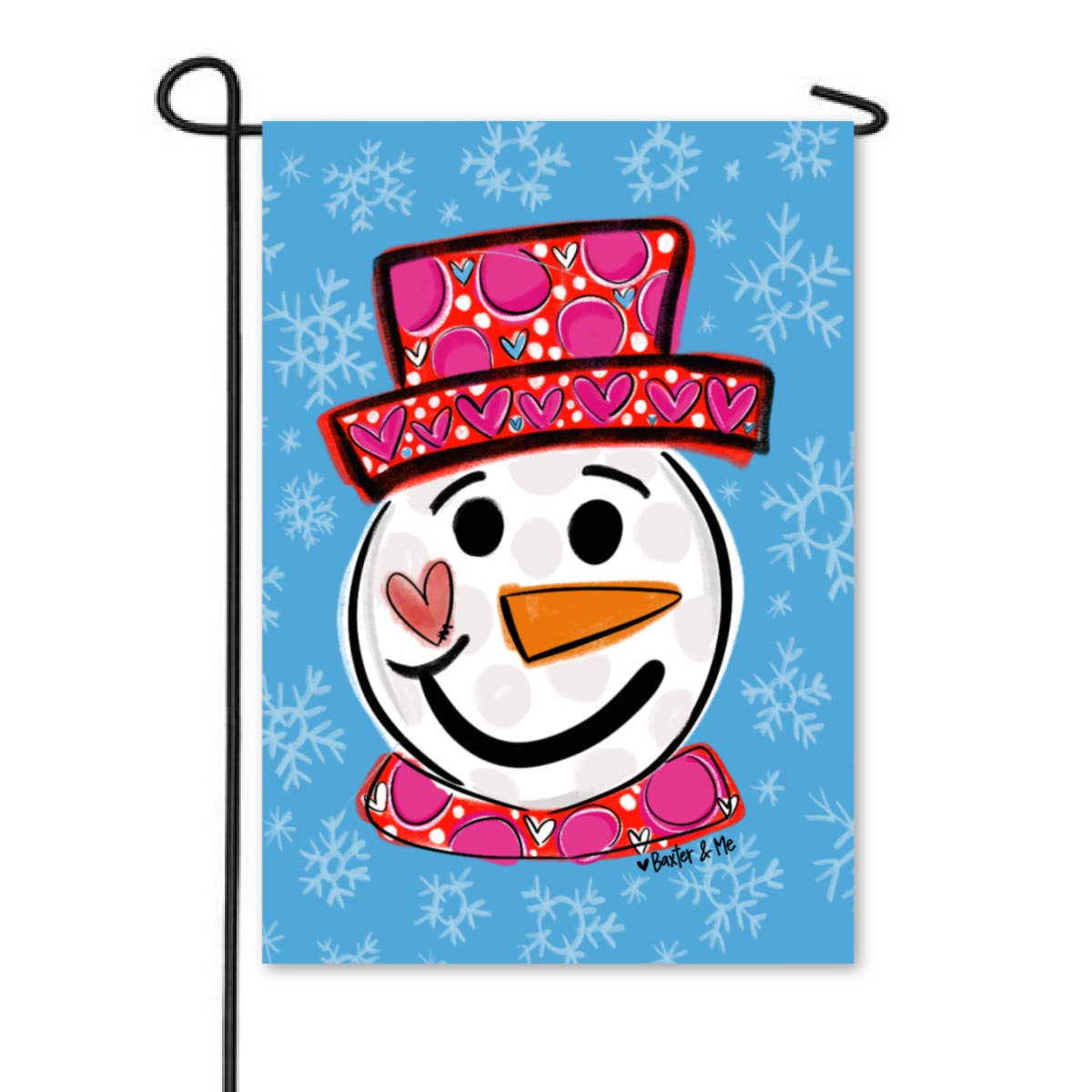Snowman Garden Flag