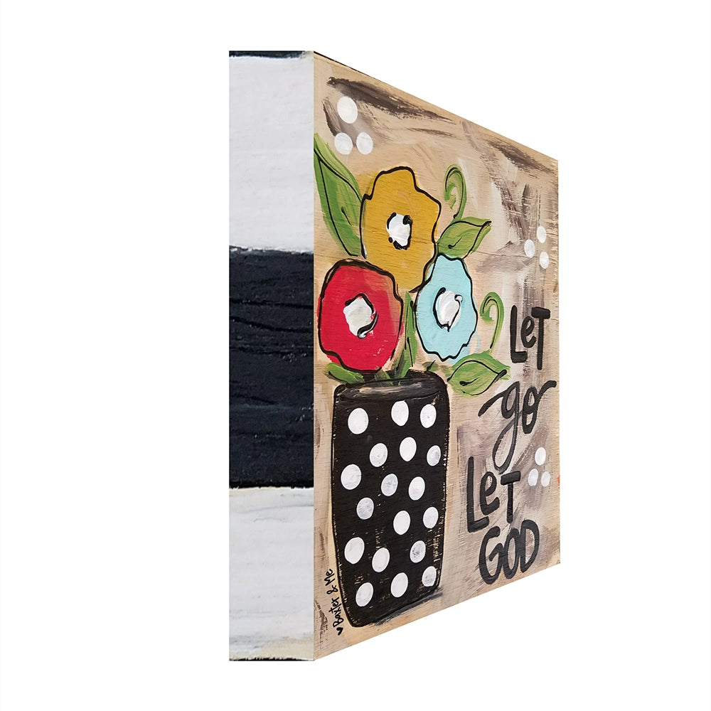 Let Go Let God 8" x 10" - Wrapped Canvas