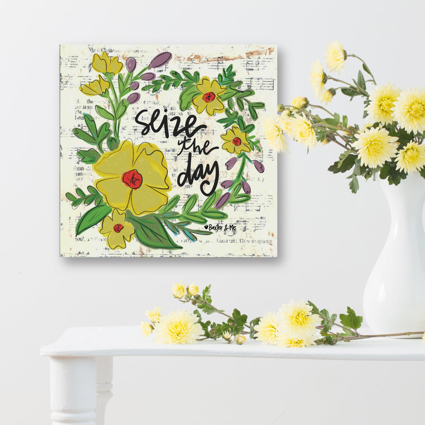 Seize The Day - Wrapped Canvas
