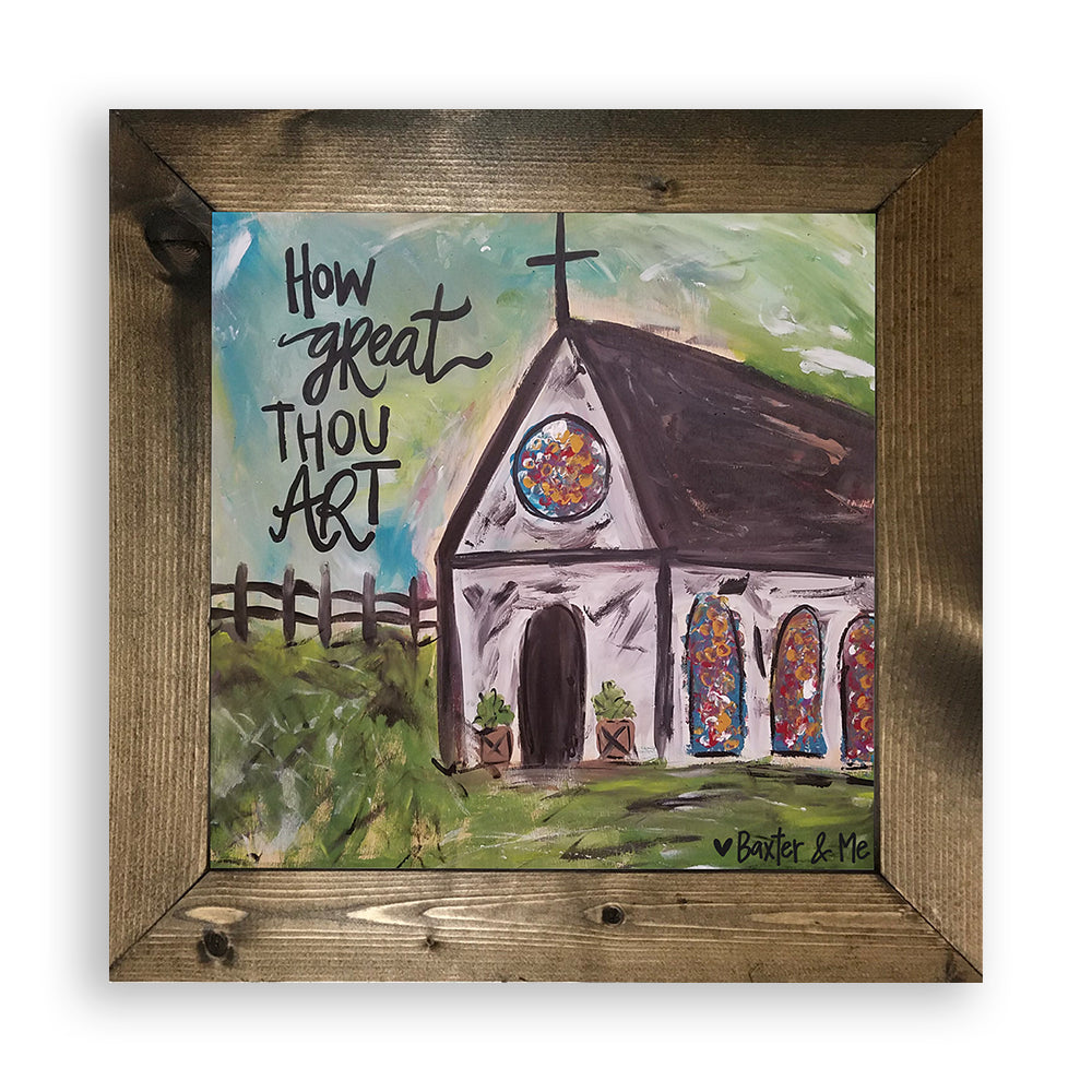 How Great Thou Art - Framed Art