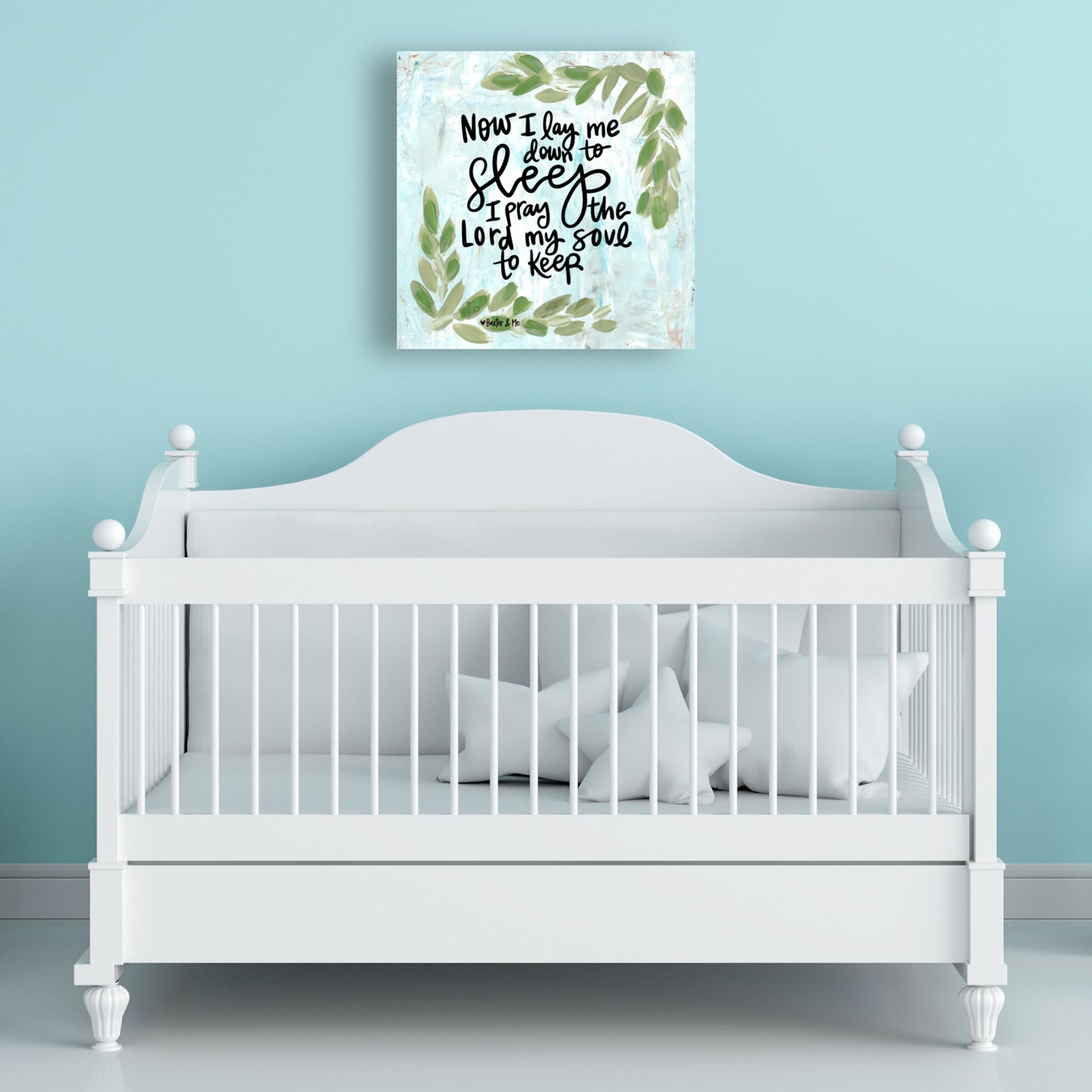Now I Lay Me Down Wrapped Canvas
