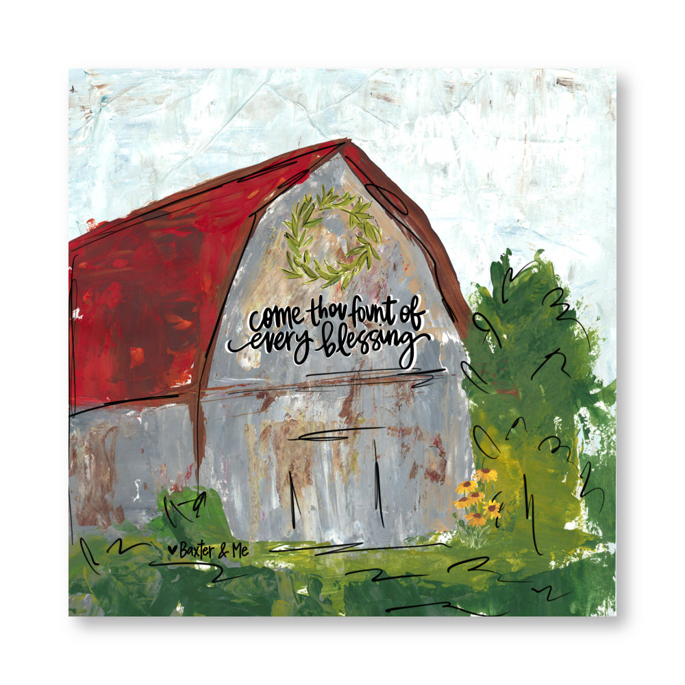 Every Blessing Barn Wrapped Canvas