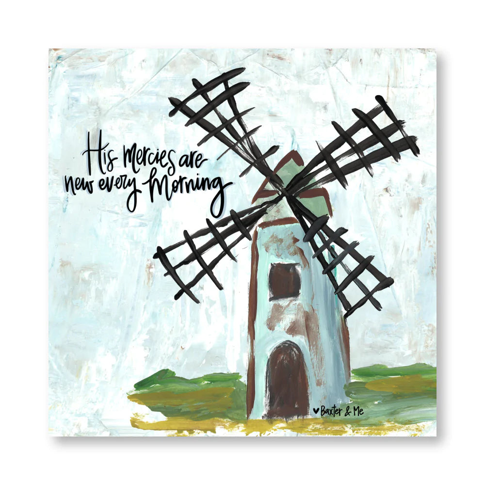 Windmill Mercies Wrapped Canvas