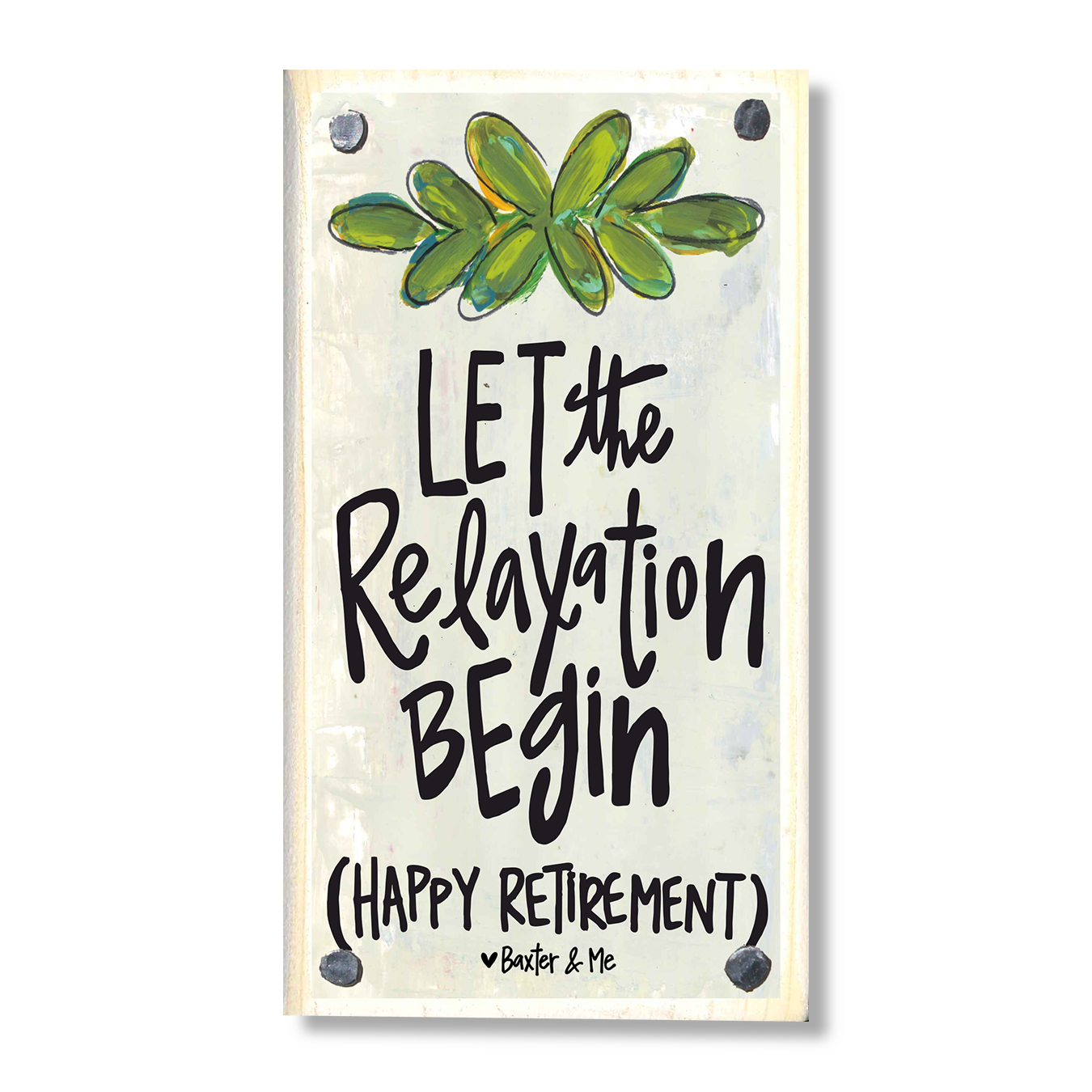 Relaxation Retirement Happy Block