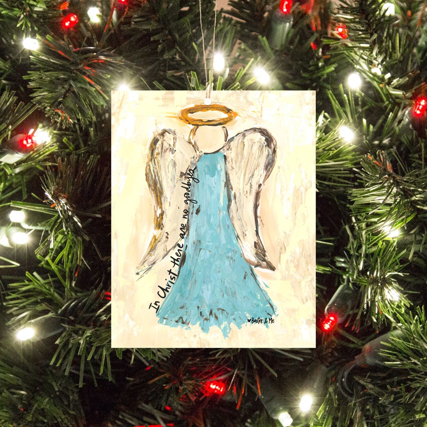 In Christ No Goodbyes Ornament