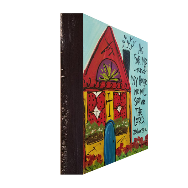 Serve The Lord 8" x 10" - Wrapped Canvas