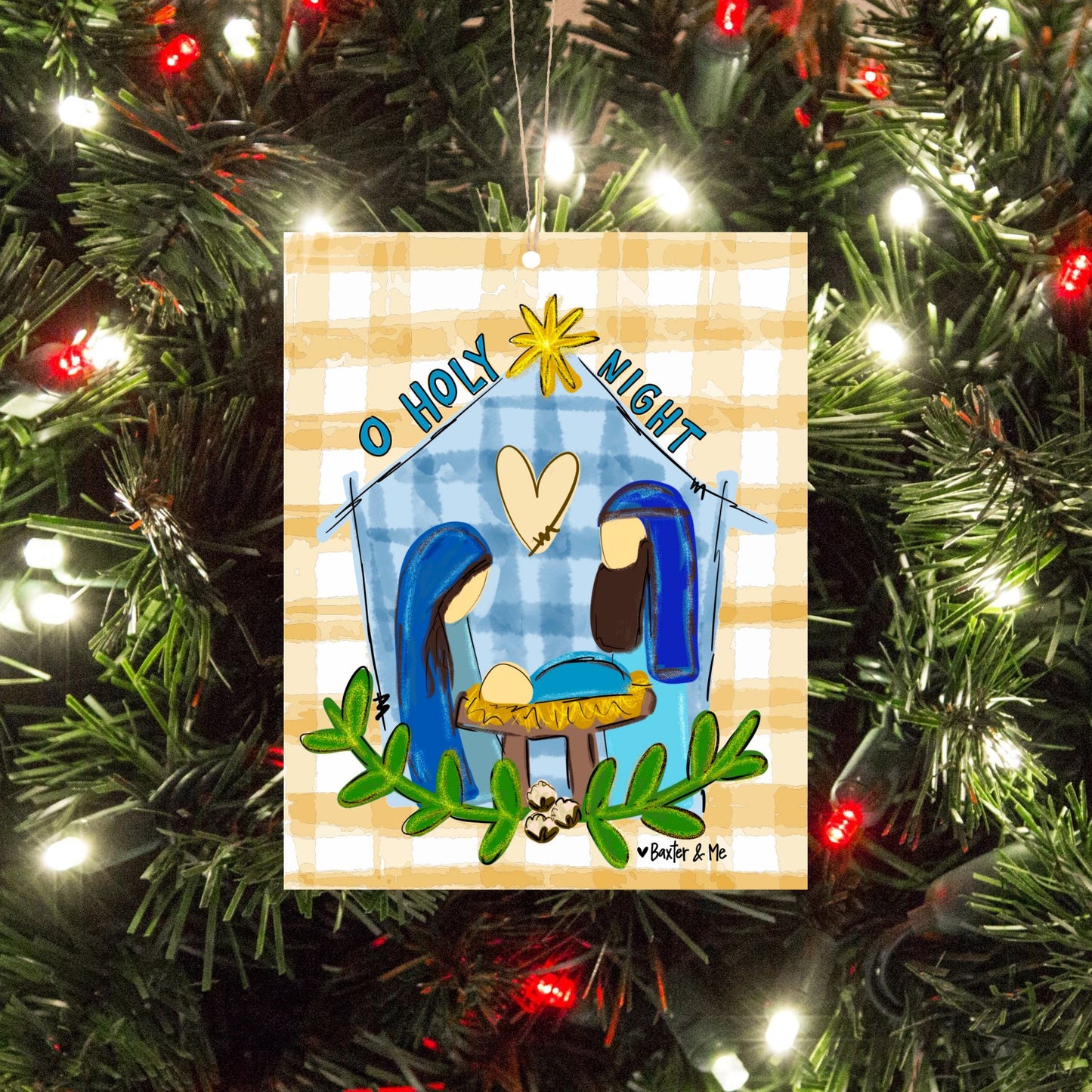 O Holy Night Cotton Ornament