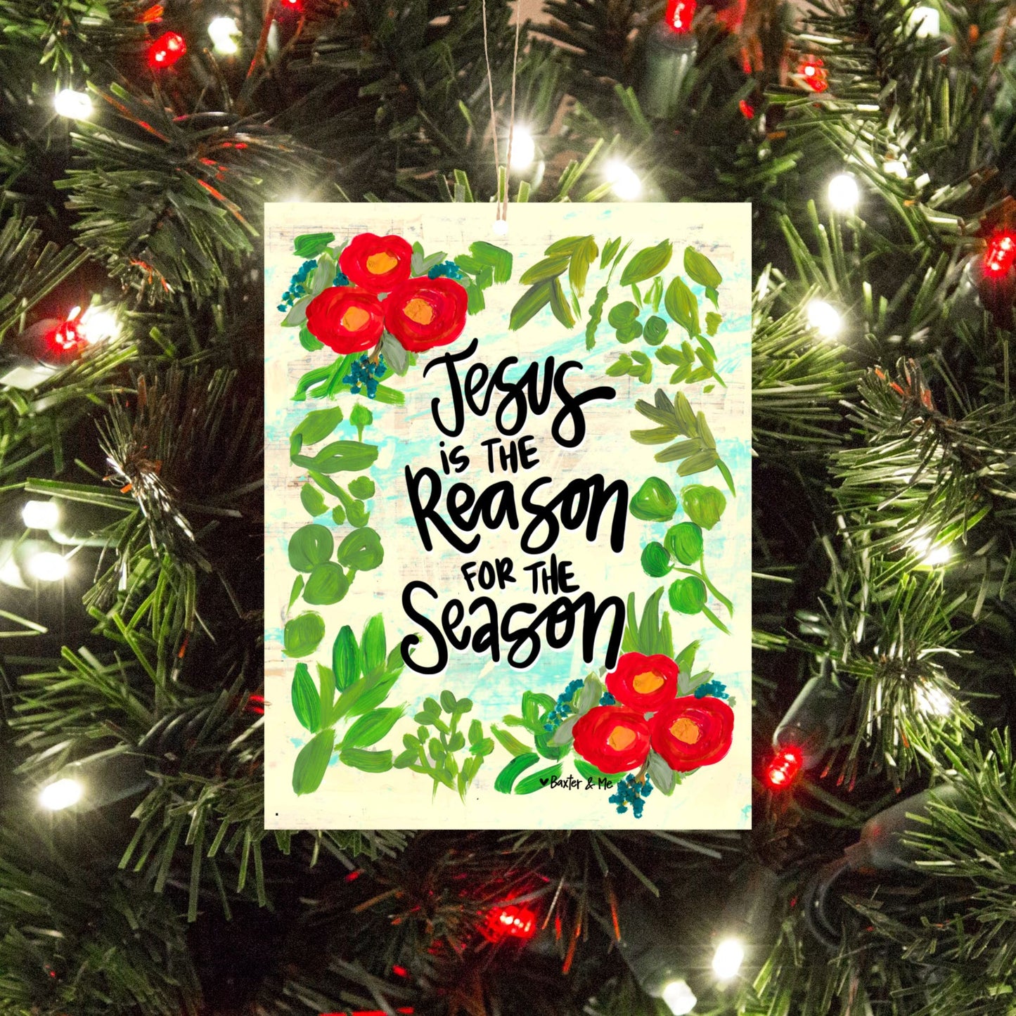 Jesus is the Reason Ornament